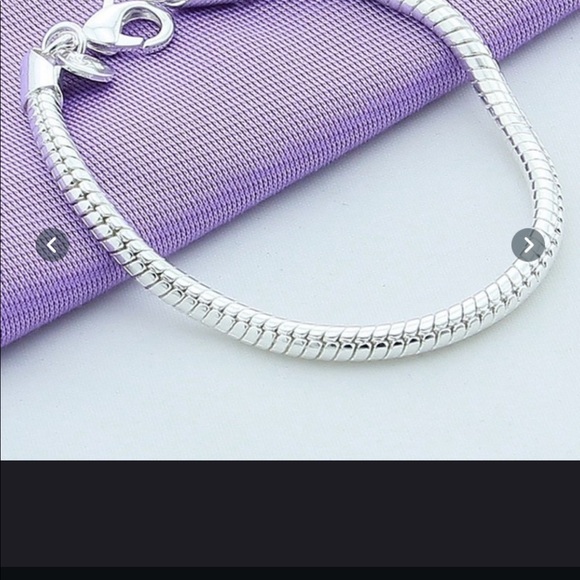 ⭐️1 left ⭐️925 STAMPED STERLING SILVER BRACELET - Picture 8 of 8